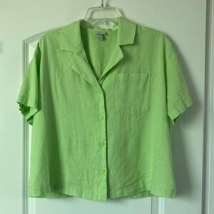 A New Day Linen Camp Shirt